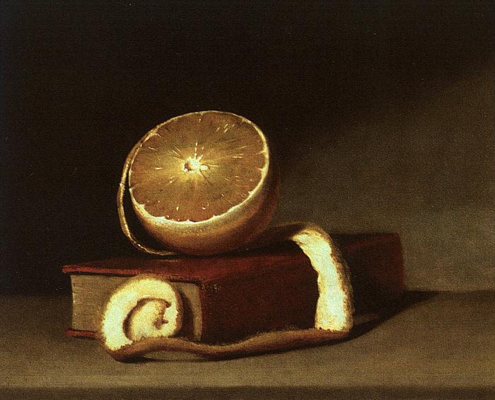 Raphaelle Peale Still Life with Orange and Book oil painting picture